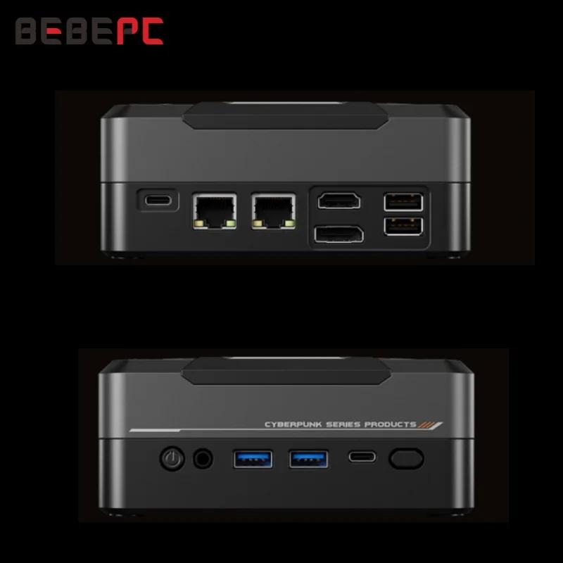 BEBEPC ǳ ̴ PC Ubuntn ̹ Ʈ ǻ, AMD Ryzen 7 7840HS, DDR5 WIFI6 2LAN, 4K HD DP, Typc-c USB, PCIE4.0,  WIN10/1